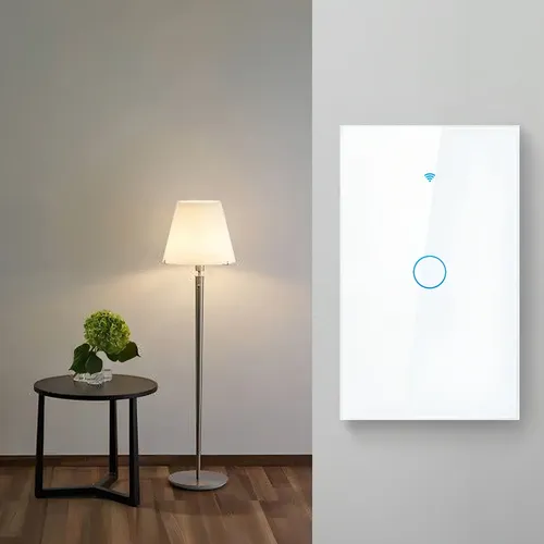 Interruptor inteligente Tuya 2 botones 2 gang táctil WiFi Alexa - Image 2