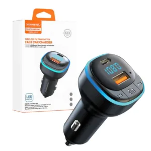 Cargador de carro con transmisor FM Somostel