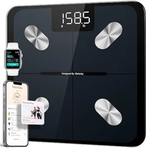 Etekcity Báscula Inteligente para Peso Corporal, Elegible para FSA y HSA, Báscula de Pesaje Digital de Baño con IMC, Grasa Corporal, Masa Muscular, Equipo de Salud Doméstico Preciso con Bluetooth