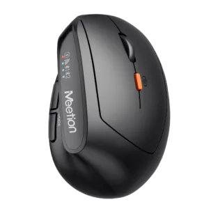 Mouse Meetion BTM-008 Wireless y Bluetooth Negro
