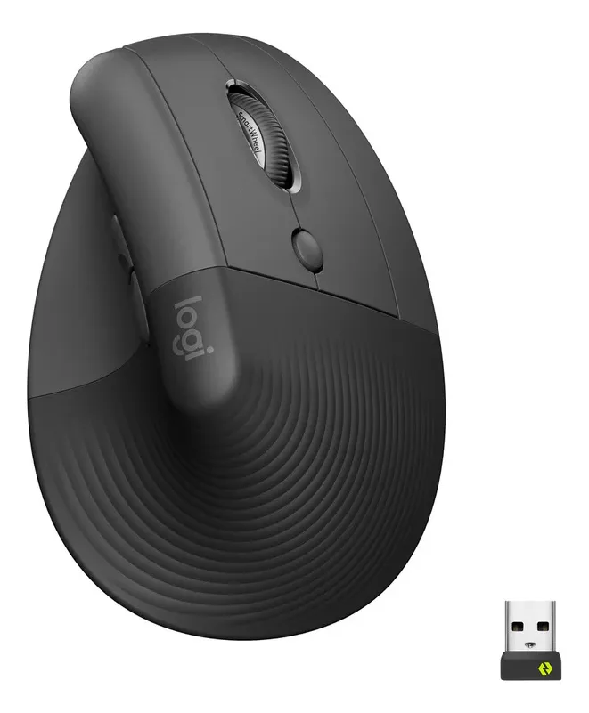 Mouse Logitech Lift Right Vertical Ergonómico Grafito