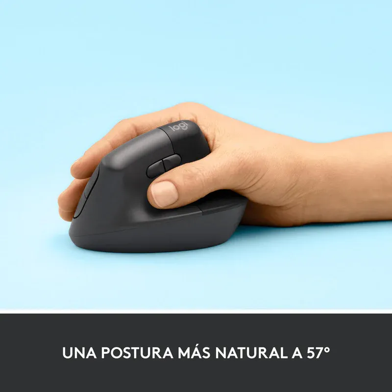 Mouse Logitech Lift Right Vertical Ergonómico Grafito - Image 3
