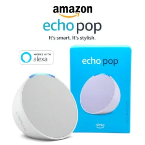 Parlante Inteligente Amazon Echo Pop Bluetooth 1ra Gen - Blanco - Versión Internacional
