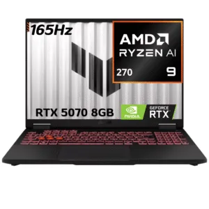LAPTOP Asus TUF A16 FA608UP GAMING AMD Ryzen™ AI 9 270 1TB SSD 32GB 16" (1920x1200) 165Hz WIN11 NVIDIA® RTX 5070 8GB NUEVO
