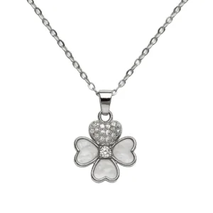 Collar De Acero Trebol