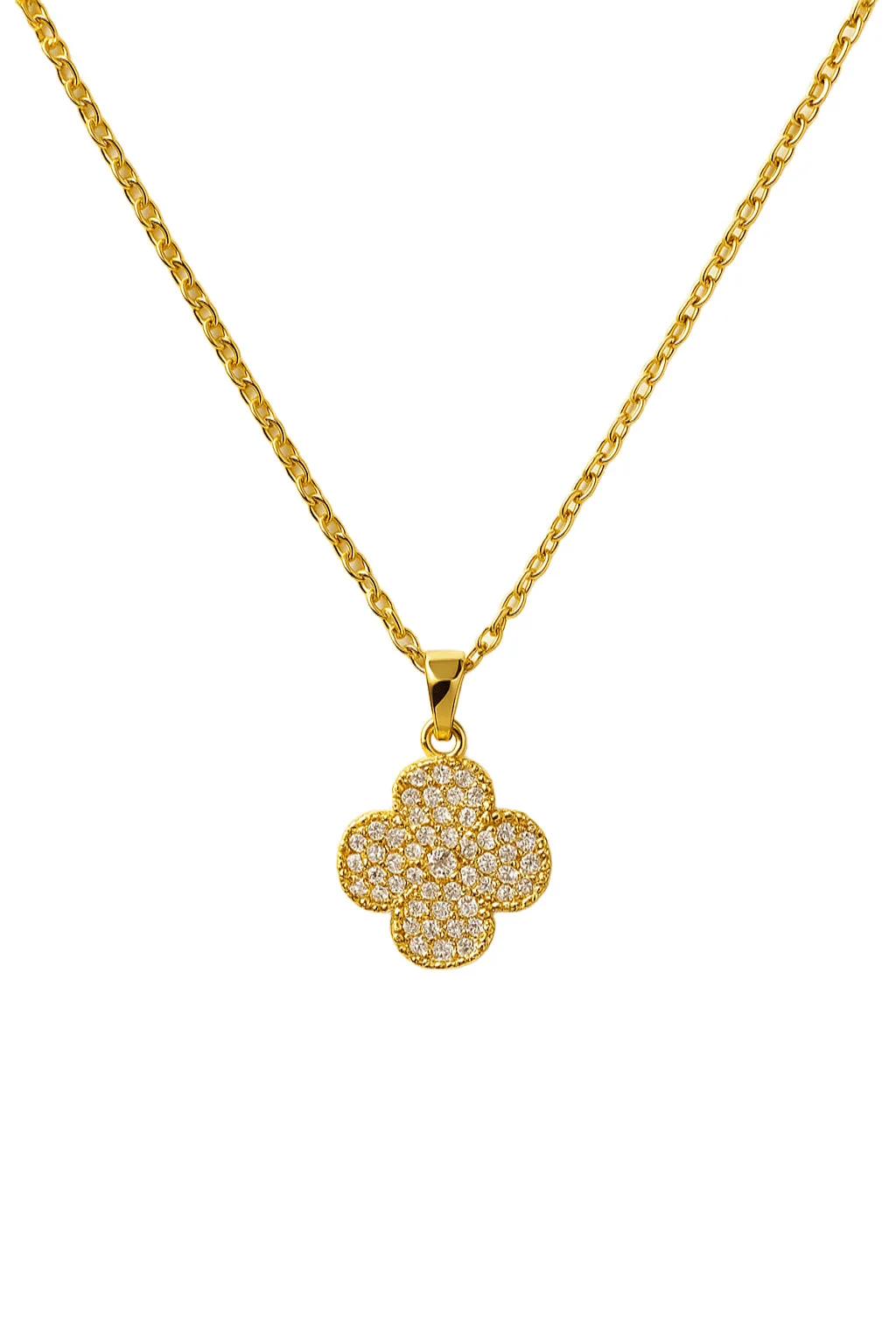 Collar De Acero Trebol