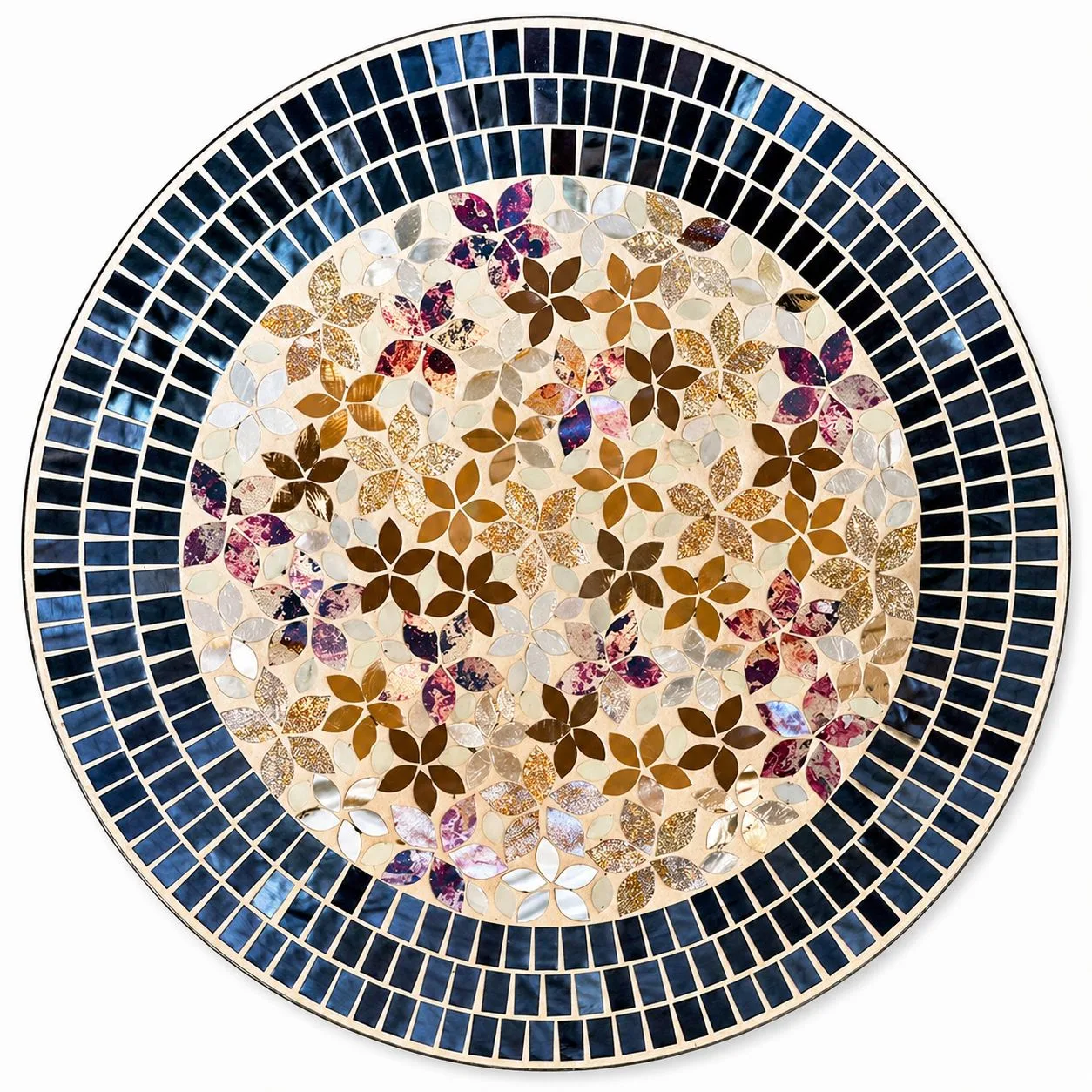 Centro De Mesa Mosaico Floral