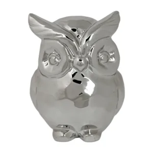 Figura Búho Plateado
