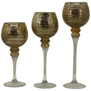 Set De Copas Doradas