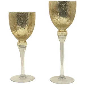 Set De Copas Doradas