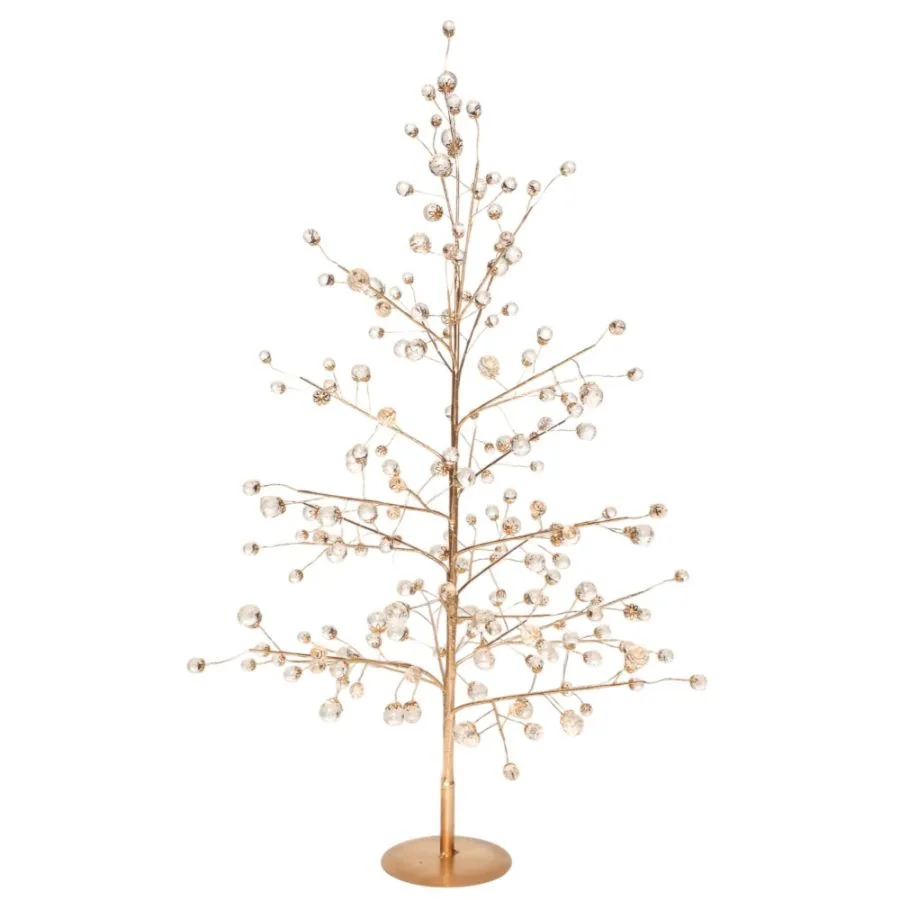 Árbol Navideño Con Perlas