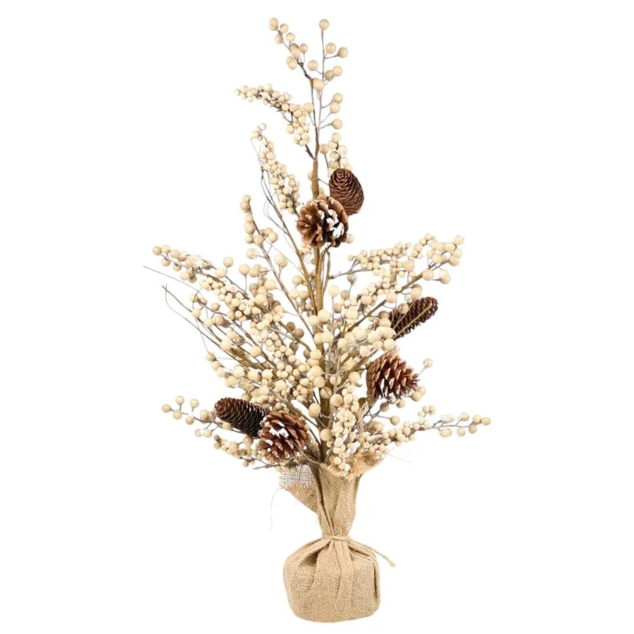Árbol Navideño Con Piñas