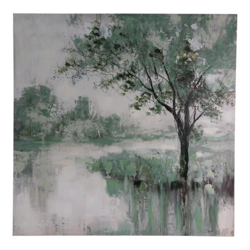 Cuadro Árbol Gris