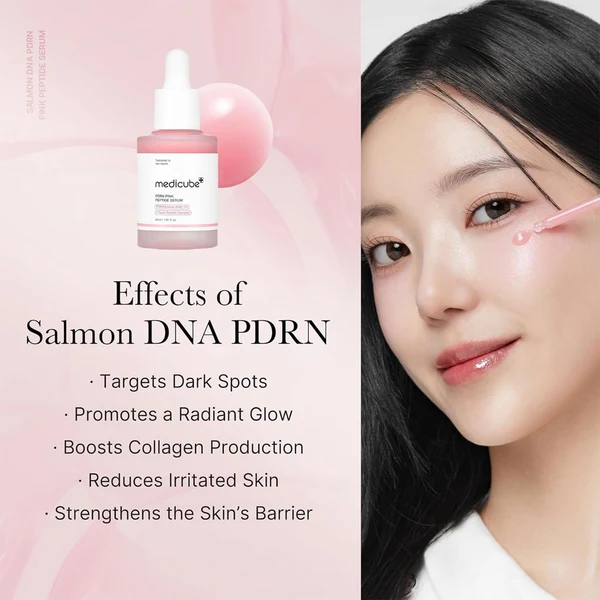 Medicube PDRN Pink Peptide Serum – Sérum con PDRN, Péptidos y Niacinamida - Image 3