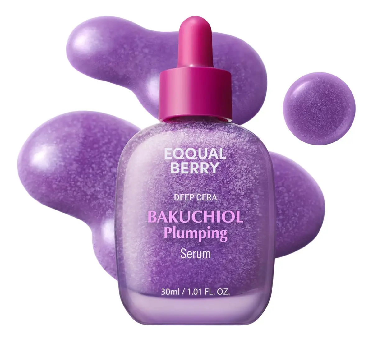 EQQUALBERRY Bakuchiol Plumping Serum – Sérum Reafirmante con Bakuchiol, Péptidos, Ceramidas y Niacinamida (50 ml)