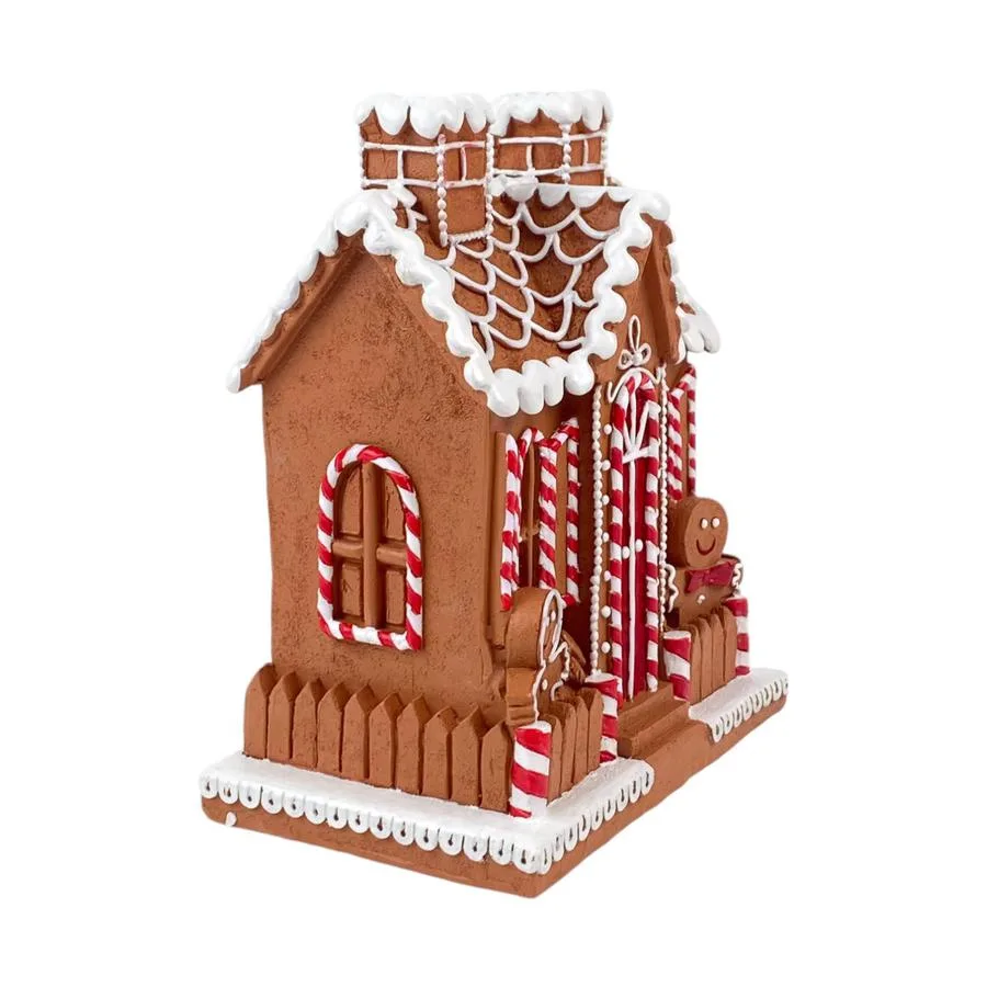 Casita decorativa en forma de pan de jengibre – Santini Christmas - Image 3