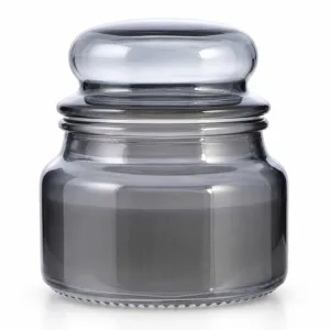 Vela aromática en envase de vidrio gris ahumado – Concepts Life