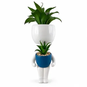 Figura decorativa con maceta azul – Concepts Life