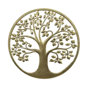 Aplique circular metálico con diseño Árbol de la Vida – Concepts Life