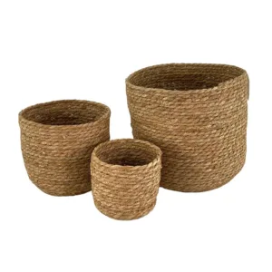 Set de 3 cestas de fibra tejida – Concepts Life