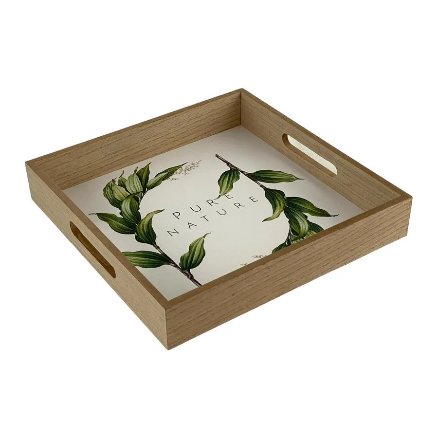Bandeja Cuadrada, con diseño floral – Concepts Life