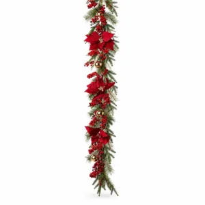 Guirnalda Navideña, tira decorativa colgante con frutos rojos – Santini Christmas