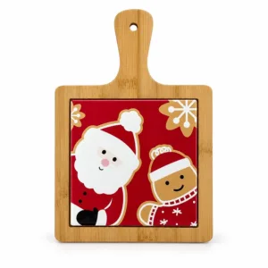 Porta Ollas Navidad, tabla de portaollas decorada con diseño navideño – Santini Christmas