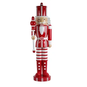 Figura decorativa de cascanueces en traje rojo – Santini Christmas