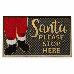 Alfombra navideño Santa Stop Here – Santini Christmas