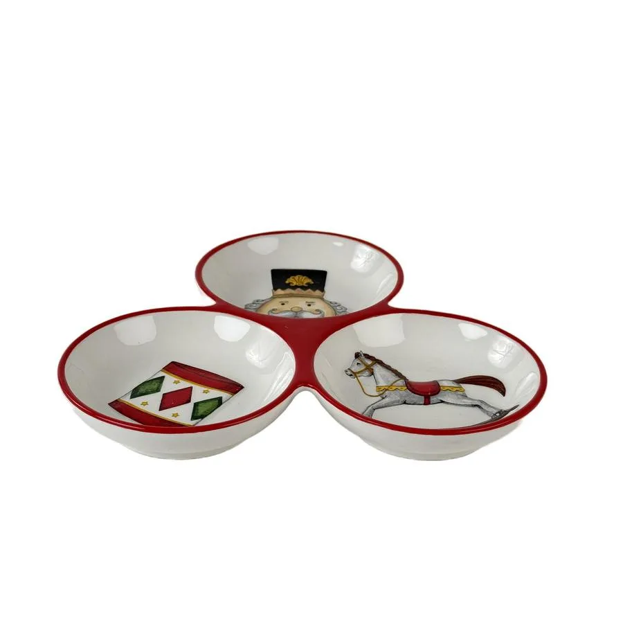 Bandeja de dolomita con motivos navideños – Santini Christmas - Image 3