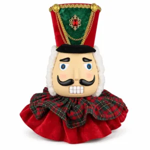 Cascanueces tradicional decorativo para punta de árbol – Santini Christmas