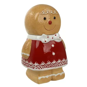 Porta galletas decorativo de oso en traje navideño – Santini Christmas