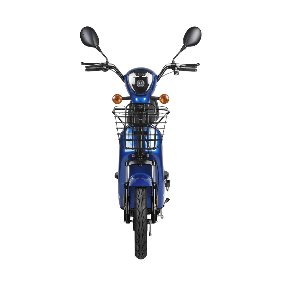 ENV Bicicleta eléctrica 350W azul, movilidad urbana con asistencia eléctrica - Image 2