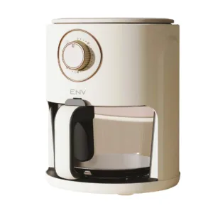 ENV Freidora de aire AF2207 3 L con recipiente de vidrio, 110–120 V, cocción con aire caliente