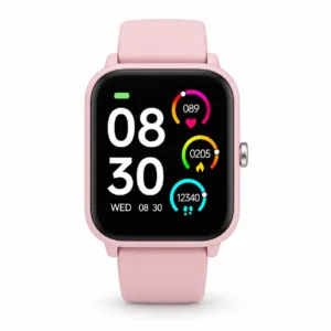 ENV Air Time Smartwatch rosa para actividad, notificaciones y funciones inteligentes