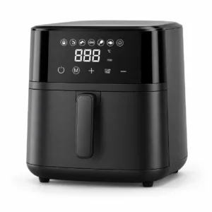 ENV Freidora de aire AF65008E 6,5 L, cocción con aire caliente