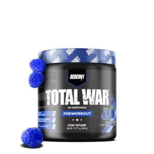 Pre-Entreno REDCON1 Total War Blue Raspberry – 320 mg Cafeína, 30 Servings