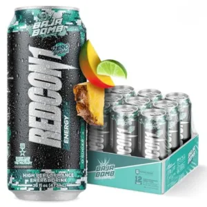 Bebida Energética Zero Azúcar REDCON1 Energy Baja Bomb –  200 mg Cafeína, Pack x12